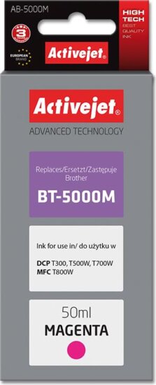 ActiveJet (Brother BT-5000M) Tintapatron Magenta
