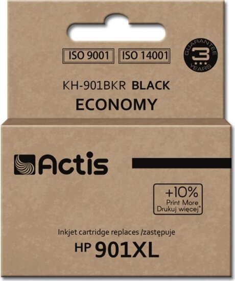 Actis (HP 901XL CC654AE) Tintapatron Fekete