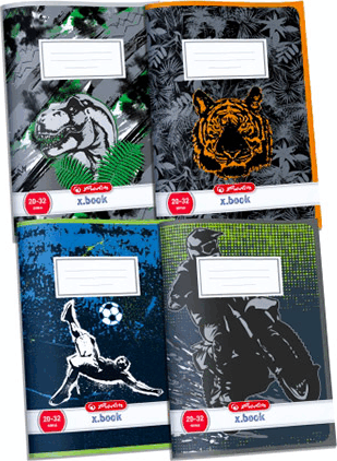 Herlitz Boys 32 lapos A5 négyzetrácsos füzet - Többféle Herlitz Boys 32 lapos A5 négyzetrácsos füzet - Többféle