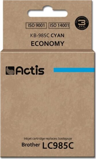 Actis (Brother LC985C) Tintapatron Cián