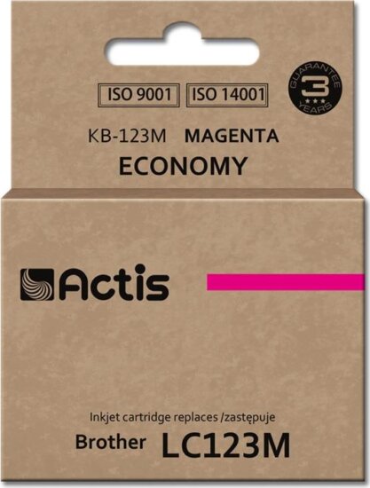 Actis (Brother LC123M/LC121M) Tintapatron Magenta Actis (Brother LC123M/LC121M) Tintapatron Magenta