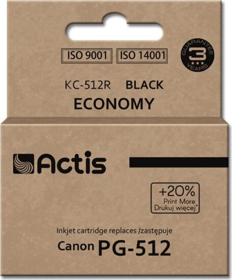 Actis (Canon PG-512) Tintapatron Fekete