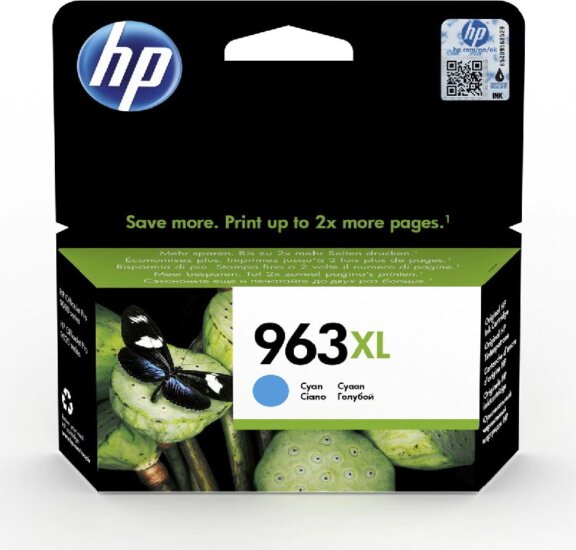 HP 963XL Eredeti Tintapatron Cián
