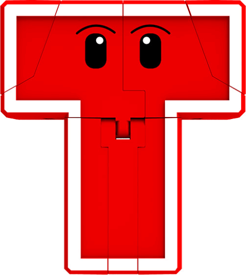 Guangdong Morphers betűk: T - Tintahal figura