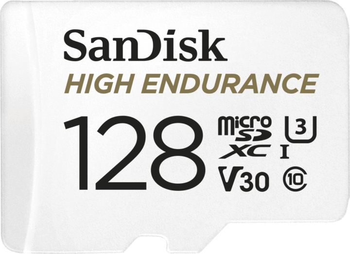 Sandisk 128GB High Endurance microSDXC UHS-I CL10 memóriakártya + Adapter