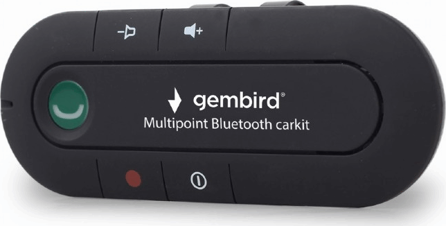 Gembird Multipoint Bluetooth + EDR autós kihangosító 2 telefonhoz Fekete