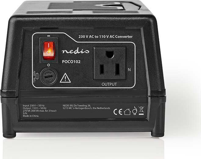 Nedis Poco 120 Hálózati inverter 230V -> 110V / 300W Nedis Poco 120 Hálózati inverter 230V -> 110V / 300W