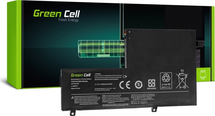 Green Cell L14M3P21 Lenovo Notebook akkumulátor 3500 mAh