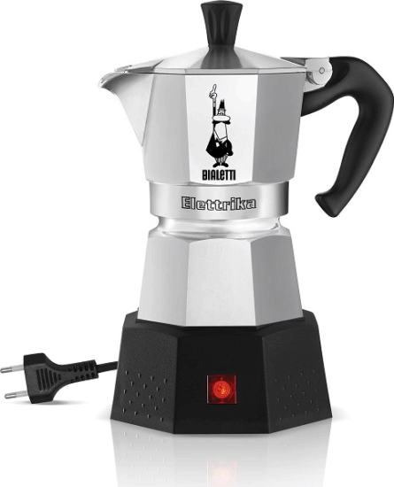 Bialetti Moka Elettrika 2 Személyes Elektromos kotyogós kávéfőző - Ezüst