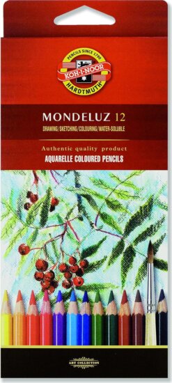 Koh-i-Noor Mondeluz 3716/12 Akvarell ceruza készlet (12 db / csomag)
