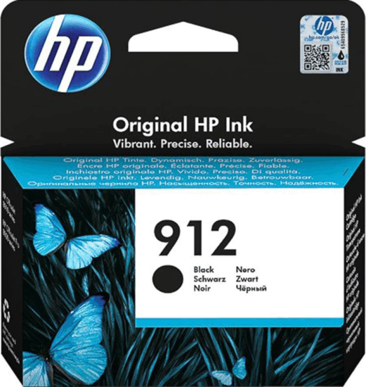 HP 912 Eredeti Tintapatron Fekete