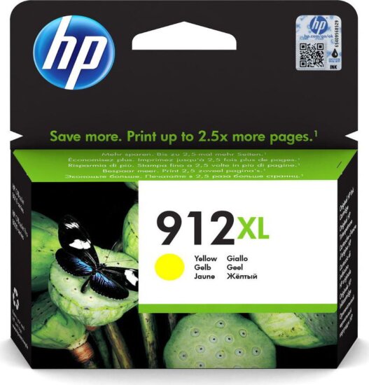 HP 912XL Eredeti Tintapatron Sárga