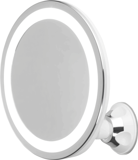 Adler AD 2168 LED Fürdőszobai Fali Sminktükör Ø 20 cm - Szürke