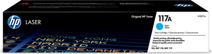 HP 117A Eredeti Toner - Cián