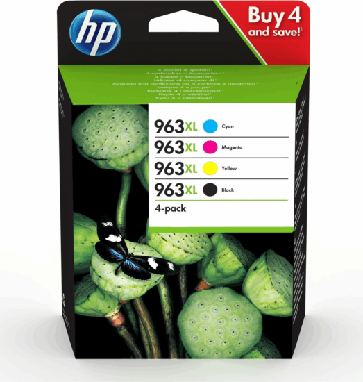 HP 963XL Eredeti Tintapatron Tricolor + Fekete