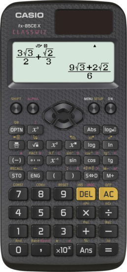 Casio FX 85 CE X Tudományos Számológép Casio FX 85 CE X Tudományos Számológép
