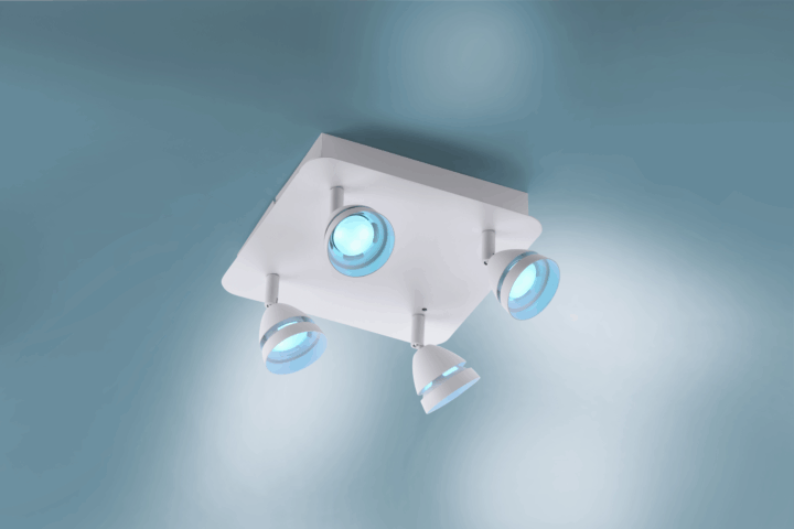 TRIO Gemini 4-es LED Mennyezeti Spot Lámpa - Fehér