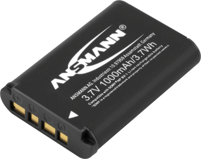 Ansmann A-Son NP BX1 akkumulátor Sony fényképezőgépekhez 1000mAh