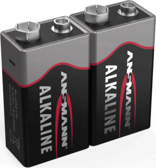 Ansmann Alkaline Red 9V Blokkelem (2db/csomag)