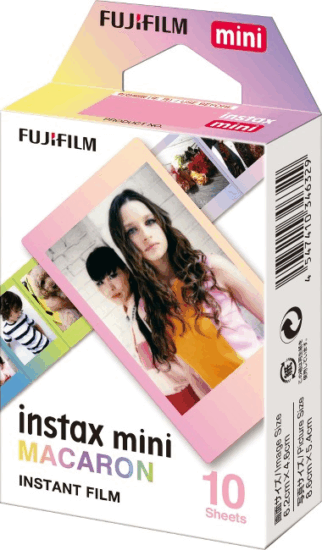 Fujifilm Instax Mini Film Macaron Edition instant fotópapír (10 db / csomag)