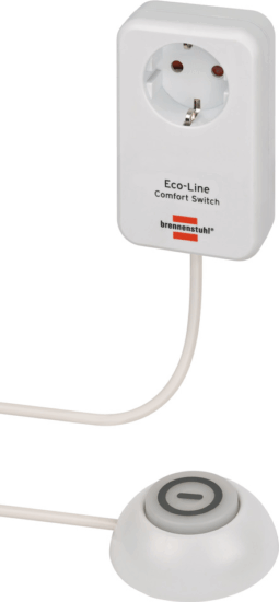 Brennenstuhl Eco Line Comfort Switch 1-es adapter lábkapcsolóval 1.5m