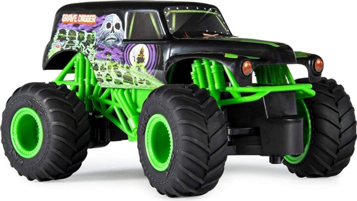 Spin Master Monster Jam RC: Grave Digger távirányítós autó (1:24) - Zöld
