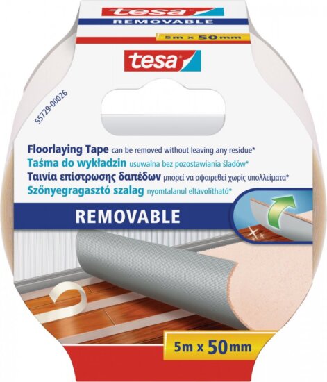 Tesa Removable Kétoldalas textilerősítésű ragasztószalag (5 méter)