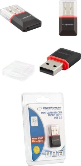 Esperanza EA134K Multi USB 2.0 Külső kártyaolvasó