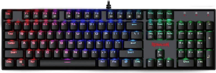Redragon Mitra K551RGB USB Gaming Mechanikus Billentyűzet HU - Fekete
