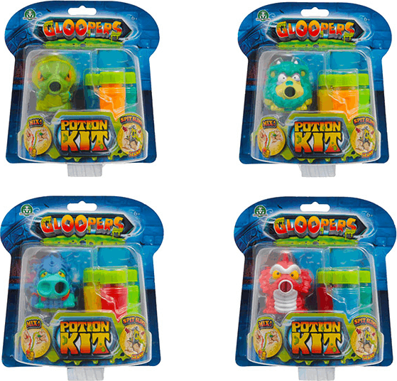 Giochi Gloopers: Slimeköpő-szörny 3 darabos szett - többféle