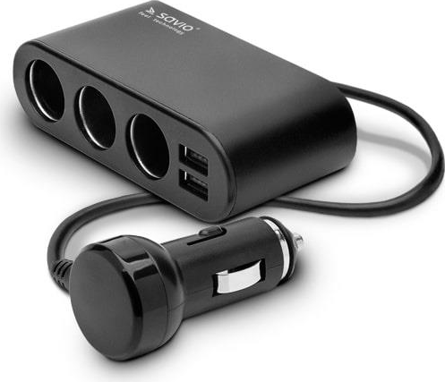 Savio SA-024 Autós szivargyújtó töltő elosztó 120W Savio SA-024 Autós szivargyújtó töltő elosztó 120W