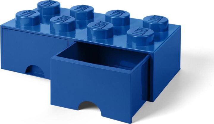 LEGO 40061731 Fiókos tárolódoboz (4x2) - Kék