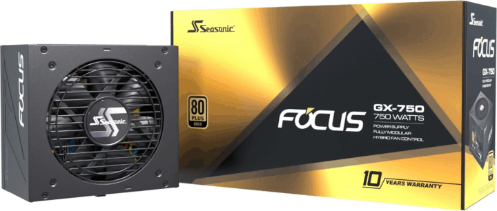 Seasonic 750W Focus GX 80+ Gold tápegység Seasonic 750W Focus GX 80+ Gold tápegység