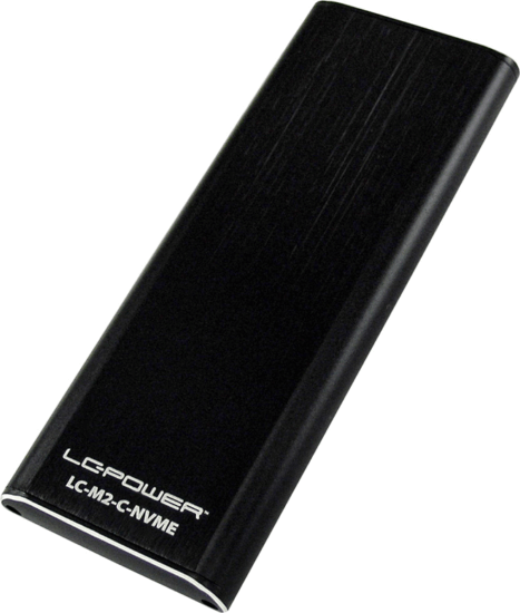 LC-Power LC-M2-C-NVME M.2 USB 3.1 Külső SSD ház - Fekete LC-Power LC-M2-C-NVME M.2 USB 3.1 Külső SSD ház - Fekete