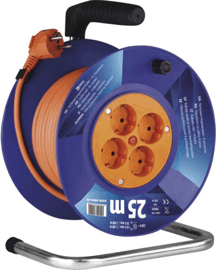 Emos P09225 4-es kábeldob 25m