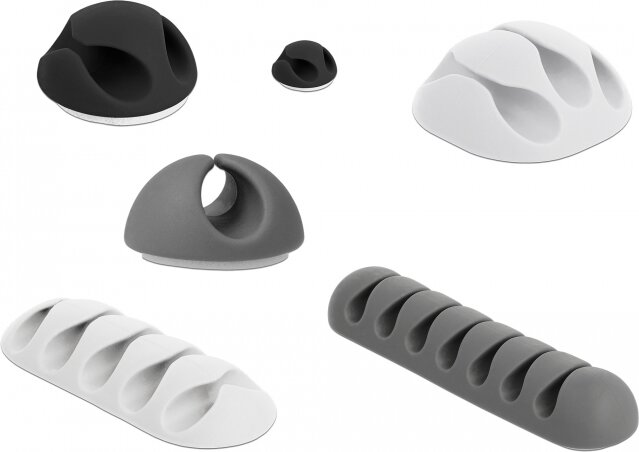 Delock 18300 Kábeltartó kombinációs szett (6 darabos)