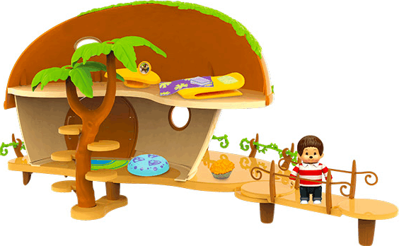 Sekiguchi Monchhichi: Kauri háza szett