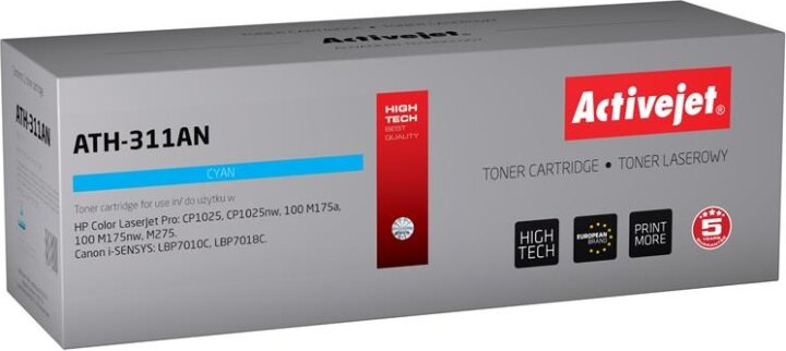 ActiveJet (HP 126A CE311A) Toner Cián ActiveJet (HP 126A CE311A) Toner Cián