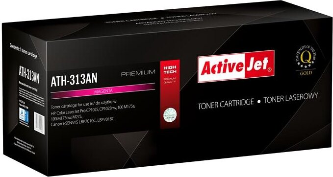 ActiveJet (HP 126A CE313A) Toner Magenta ActiveJet (HP 126A CE313A) Toner Magenta