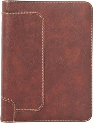 Saturnus L 146 x 210mm Gyűrűs kalendárium betétlapokkal - Barna