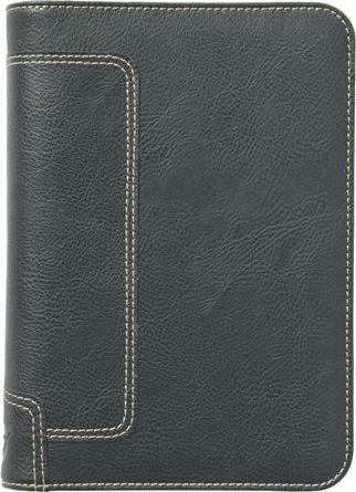 Saturnus M 95 x 171mm Gyűrűs kalendárium betétlapokkal - Fekete