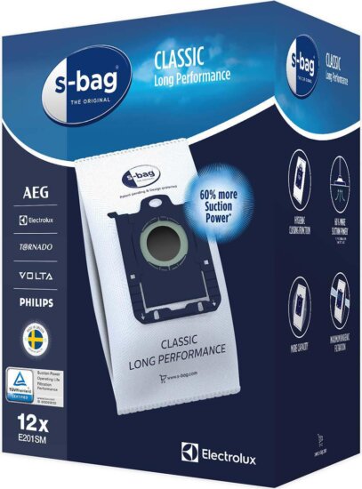 Electrolux E201SM S-Bag Classic porzsák (12db/csomag)
