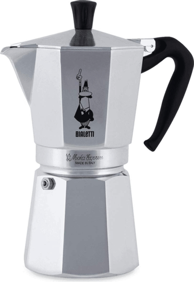 Bialetti Moka Express 12 személyes kotyogós kávéfőző - Ezüst