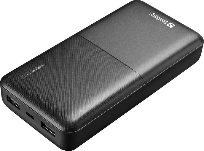 Sandberg Saver Powerbank 10000mAh 12W (2,4A / 5V) - Fekete