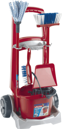 Theo Klein Vileda Játék Takarító Seprűs Kocsi Theo Klein Vileda Játék Takarító Seprűs Kocsi
