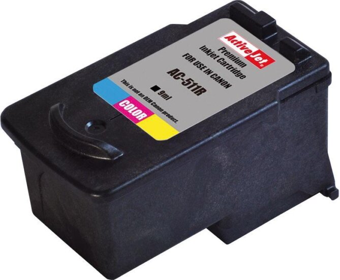 ActiveJet (Canon CL-511) Tintapatron Tricolor ActiveJet (Canon CL-511) Tintapatron Tricolor