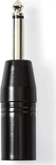 Nedis XLR 3 Tűs - 6.35mm jack monó adapter