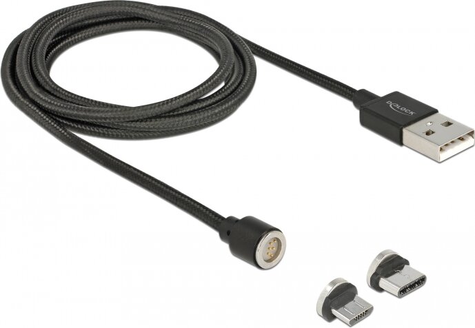 Delock Mágneses USB adat- és töltőkábel készlet Delock Mágneses USB adat- és töltőkábel készlet