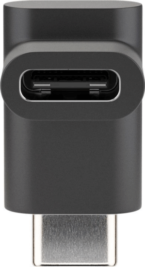 goobay USB-C anya - USB-C apa 90° Adapter - Fekete goobay USB-C anya - USB-C apa 90° Adapter - Fekete