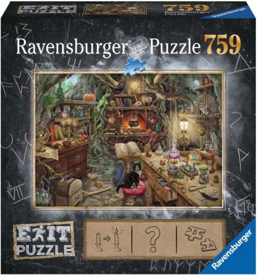 Ravensburger Puzzle - EXIT - Boszorkány konyhája - 759 darabos